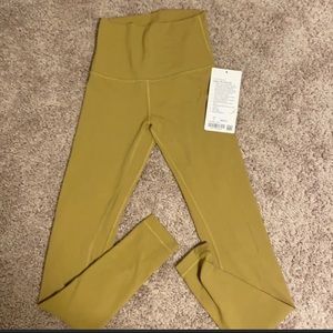 lululemon athletica Pants - Lululemon 28” Align Pant in Gold Size 4 NWT lululemon athletica Pants - Lululemon 28” Align Pant in Gold Size 4 NWT